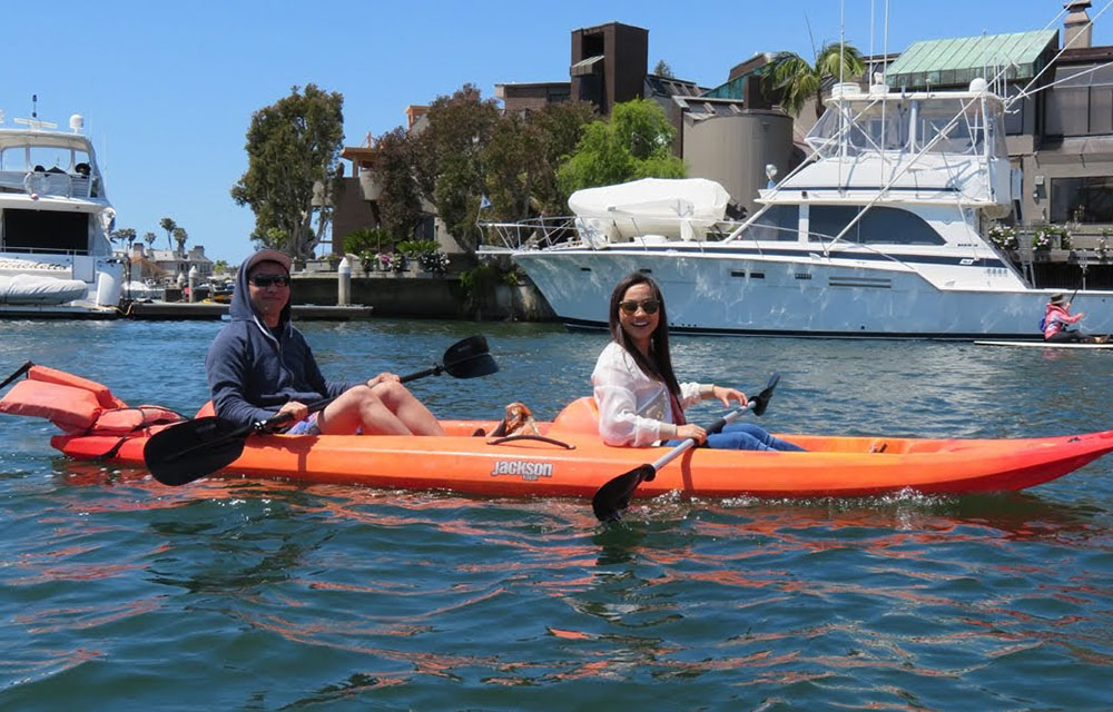 kayaking in Sunset Beach